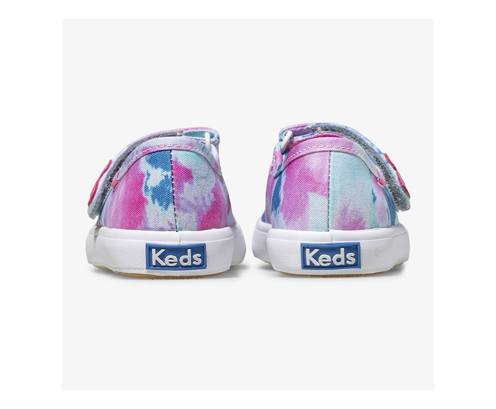 Slip Ons Keds Niña Blancos/Rosas - Harper - 8059-NKSMB